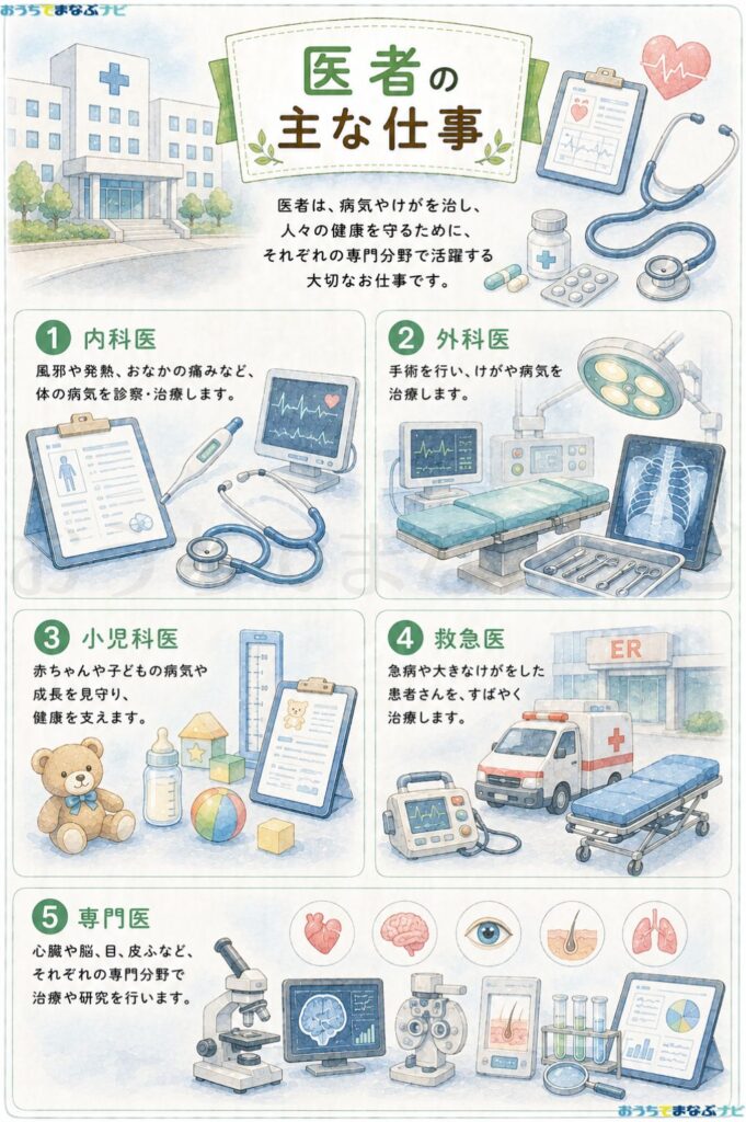 医者の主な仕事
